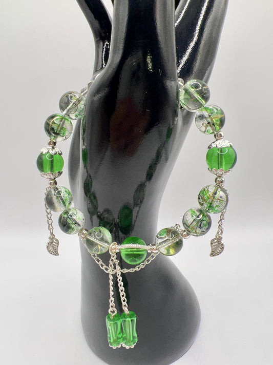 Adjustable Bead Bracelet with Cute Charms & Spacers