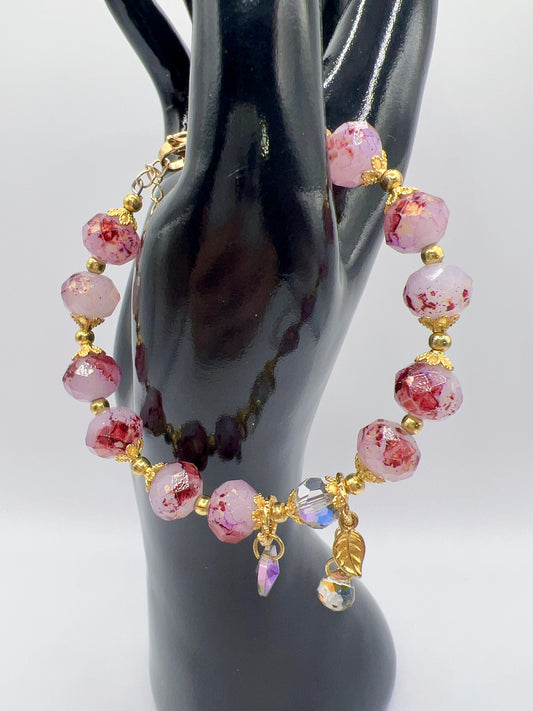 Bead Bracelet with Cute Charms & Spacers – Adjustable 10 Designs