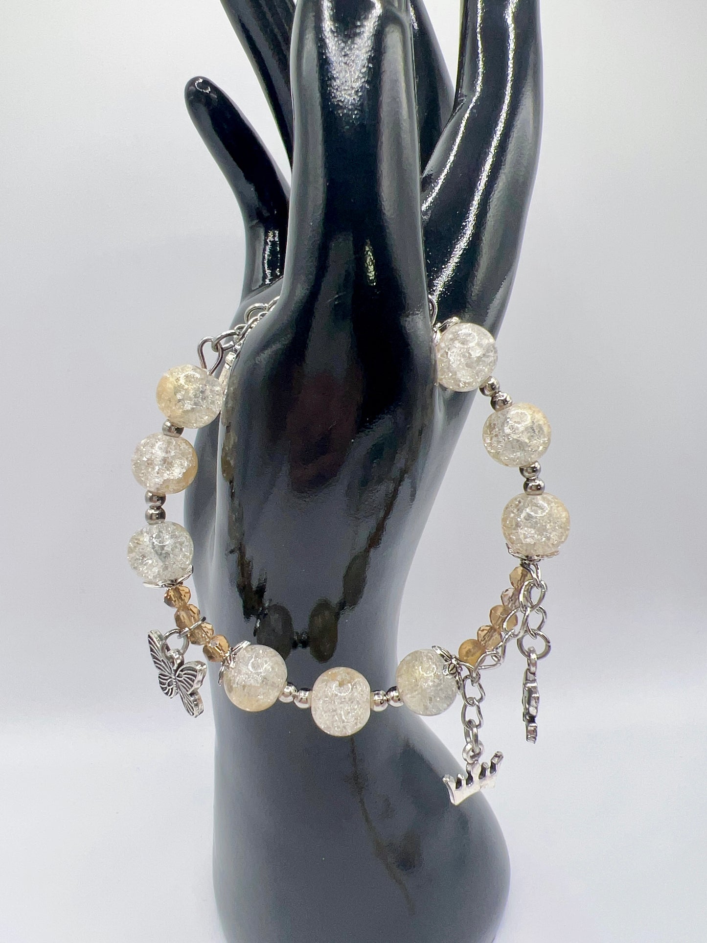 Bead Bracelet with Cute Charms & Spacers – Adjustable 10 Designs