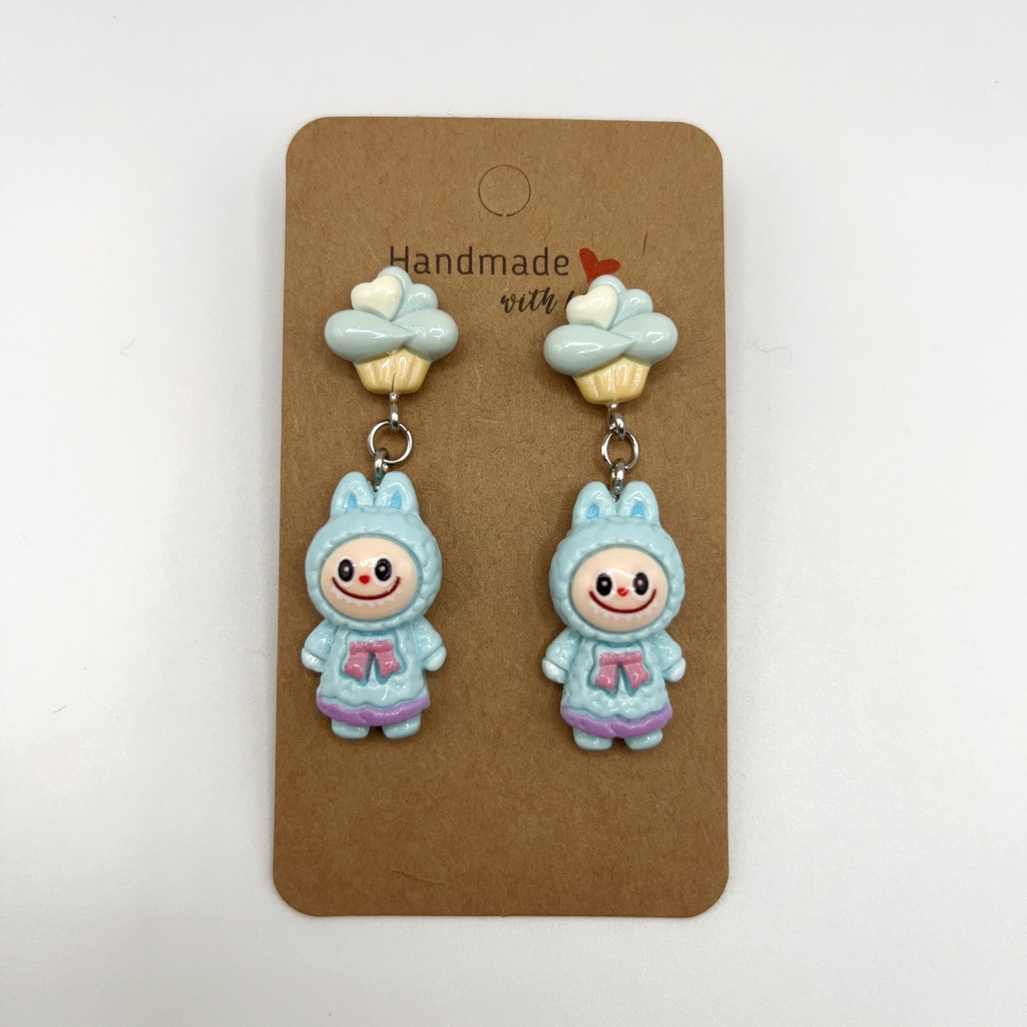 Handmade Cute Monster Drop Earrings Multiple Colors Available Gift for Women
