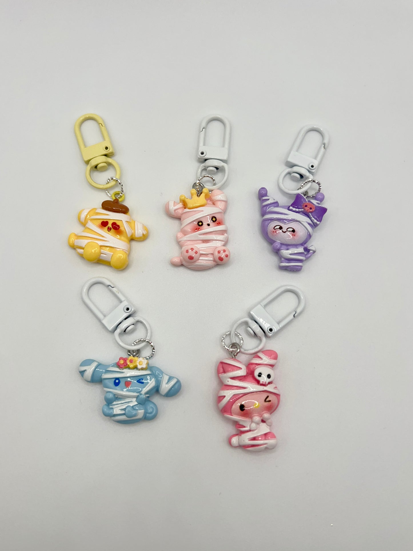 Cute Zombie (5pcs) Series Small Keychain / Bagchain – Fun & Unique Accessory