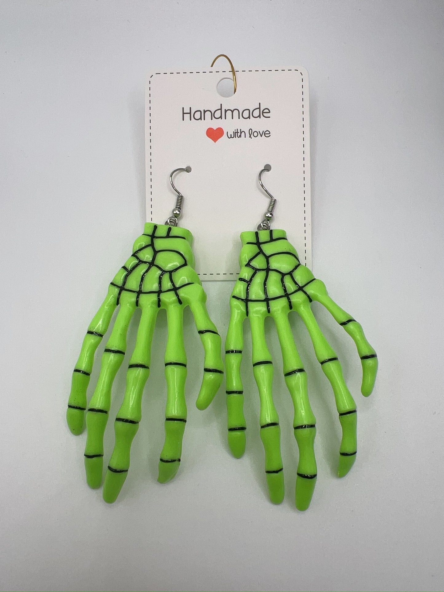 Skeleton Hand Earrings – Perfect for Halloween Costume or Spooky Style
