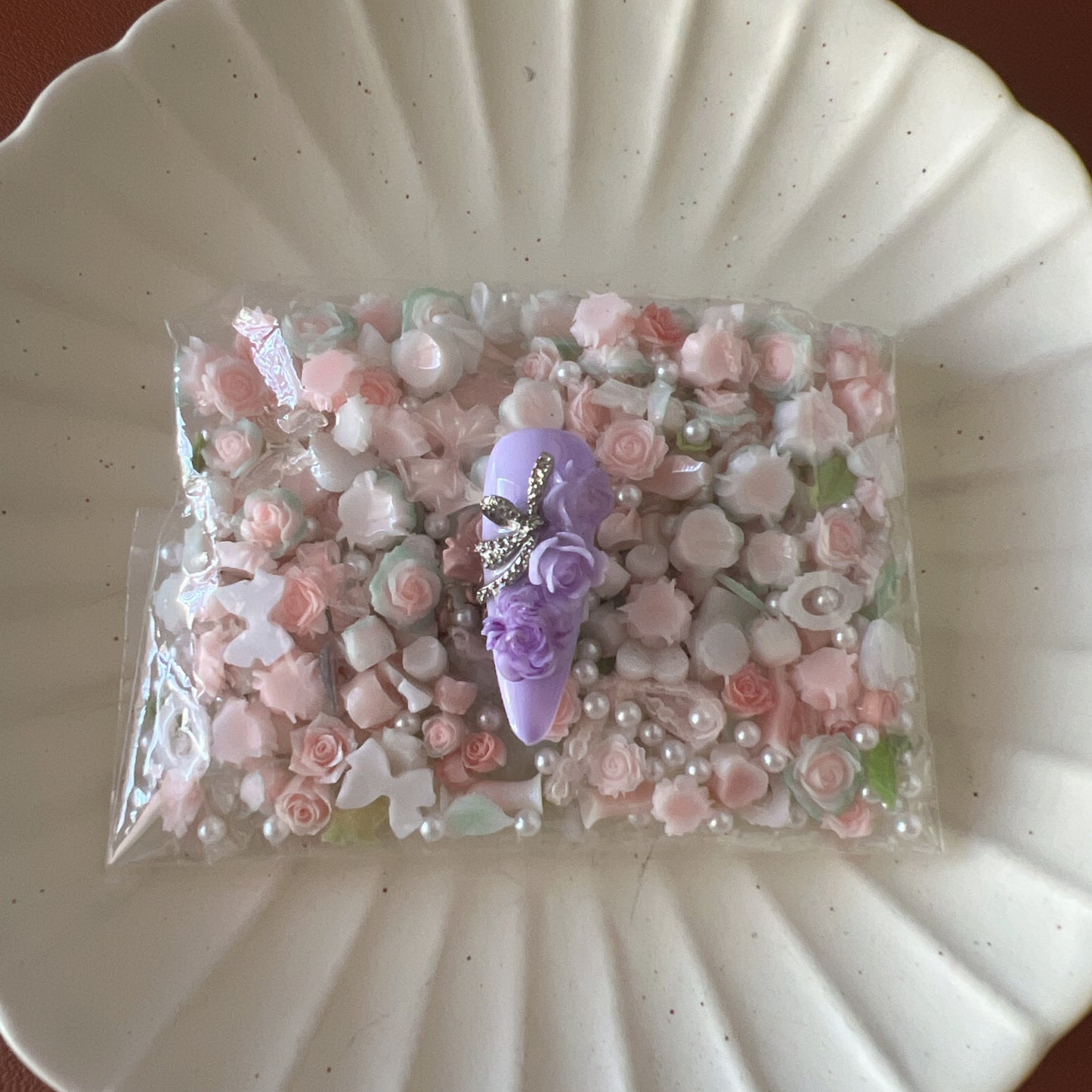 2D Resin Flower Mixed Package