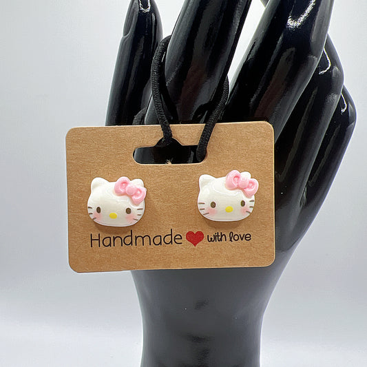Kitty Stud Earrings – Multiple Styles & Colors Available