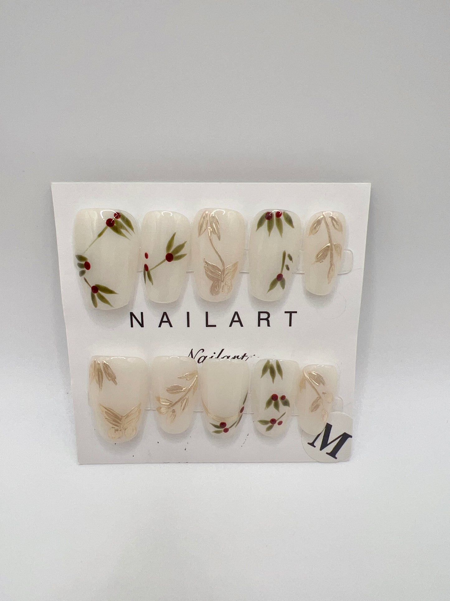 Short Coffin Press On Nails Simple Design – Medium Size