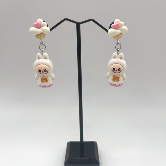 Handmade Cute Monster Drop Earrings Multiple Colors Available Gift for Women