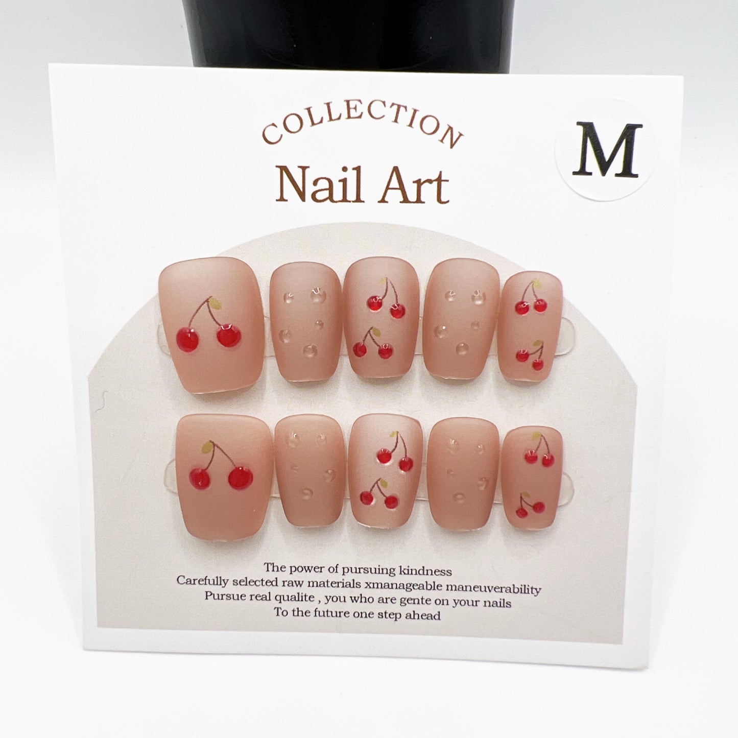 10 design Cat eye or cute Press-On Nails – Medium Size - short length- square shape💅✨