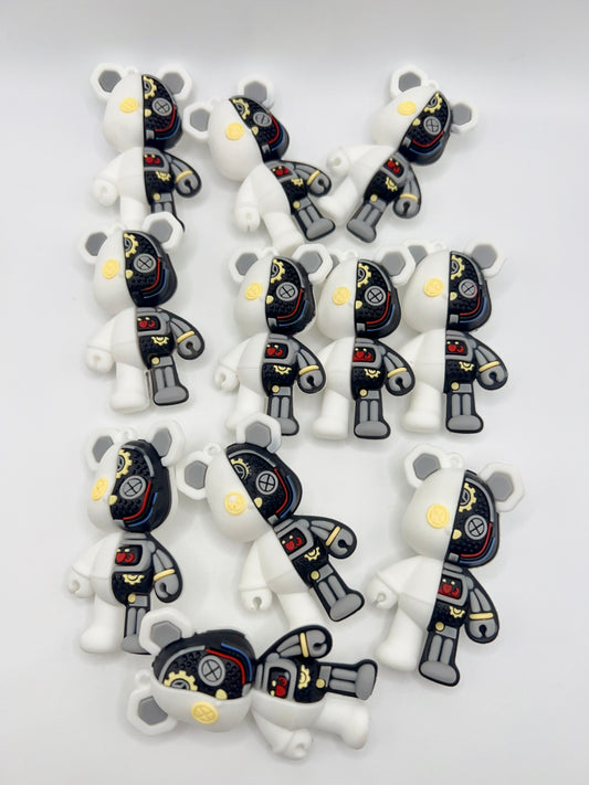 Rubber 3D Cartoon Pendant for Making Keychain / Bag Chain