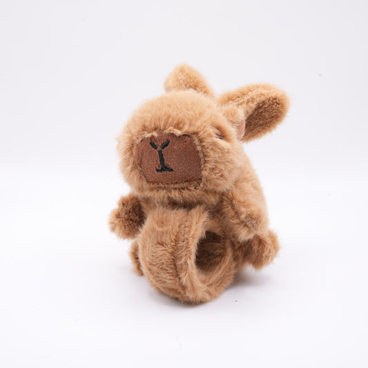 Capybara Plush Bracelet with shaking wing Design