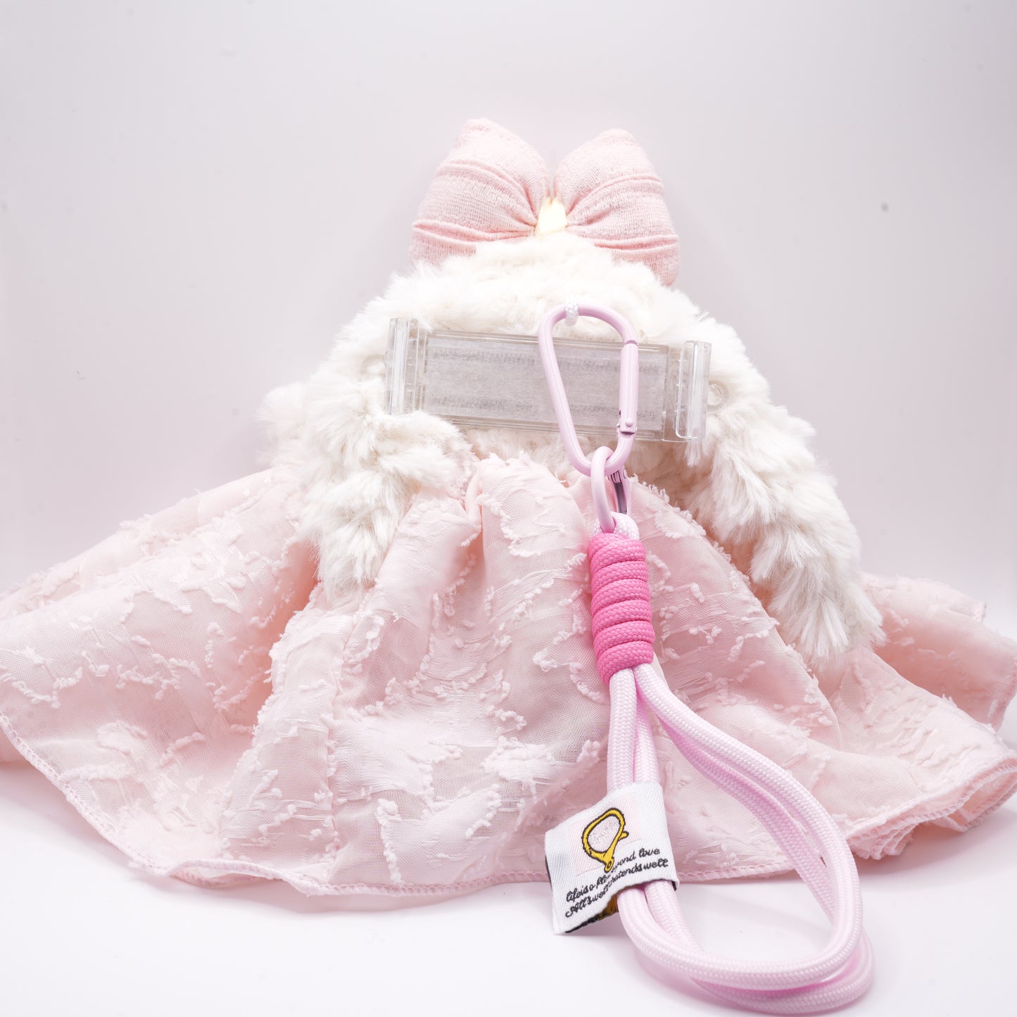 Bunny phone holder pink