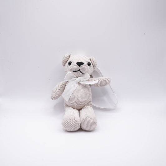 White bear pendant/keychain
