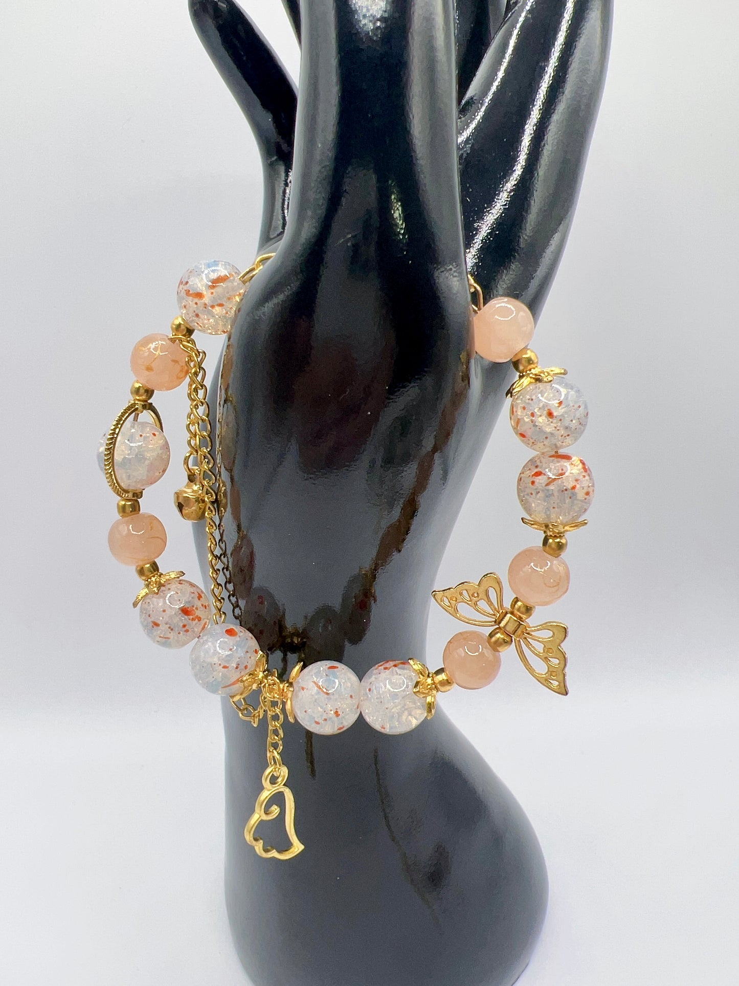 Bead Bracelet with Cute Charms & Spacers – Adjustable 10 Designs