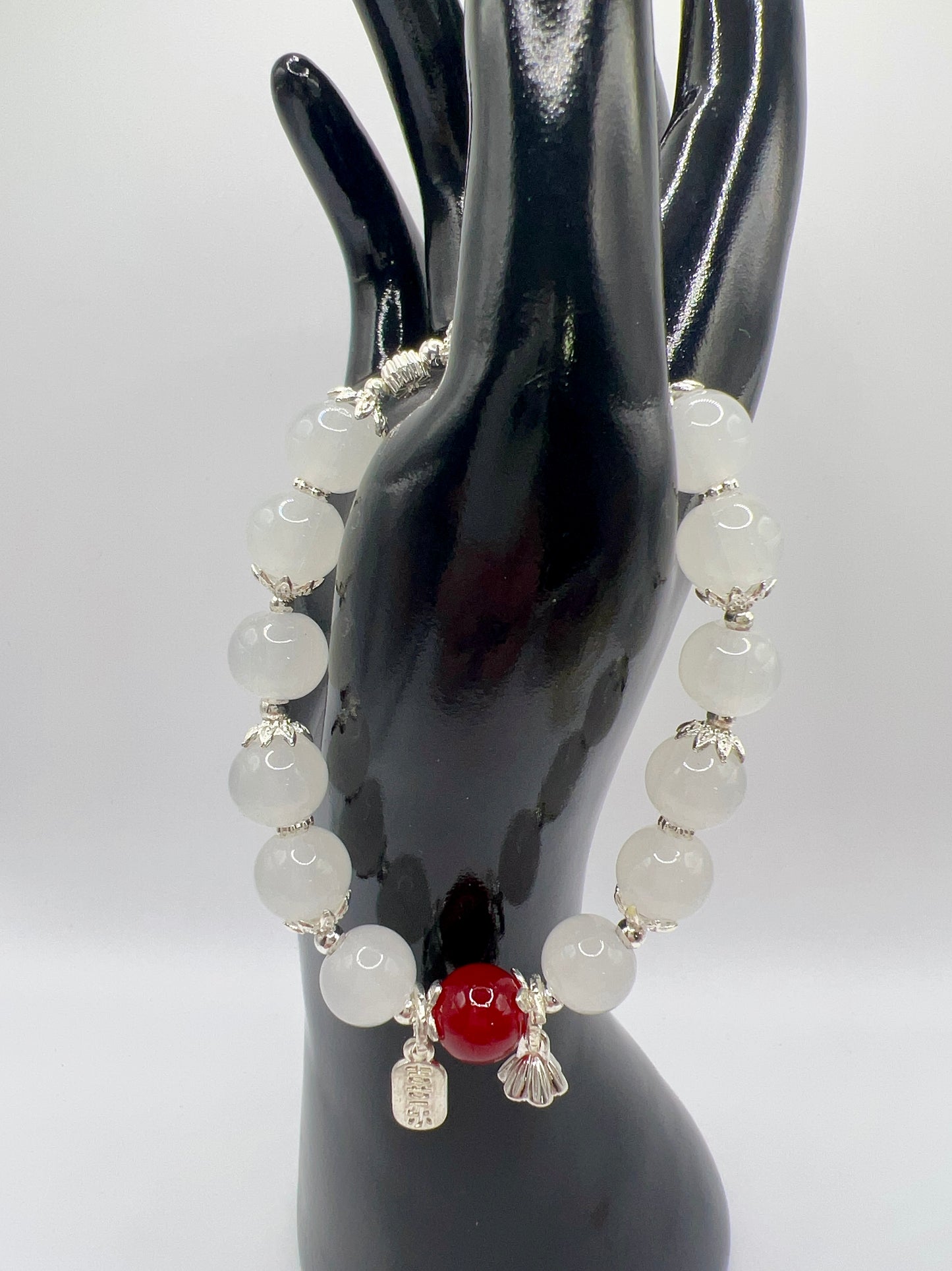 Stretchy Bead Bracelet with Cute Charms & Spacers