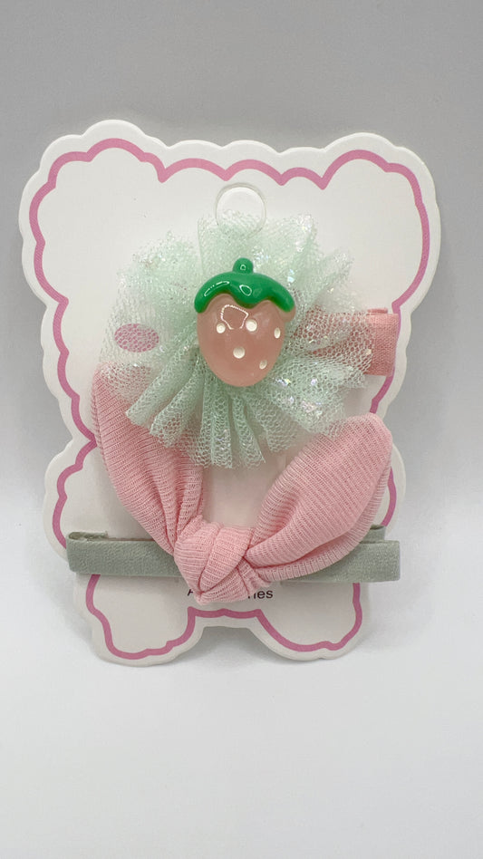 Cute Fruit Hair Clips Set – 3 Options, Perfect for Girls & Gifts