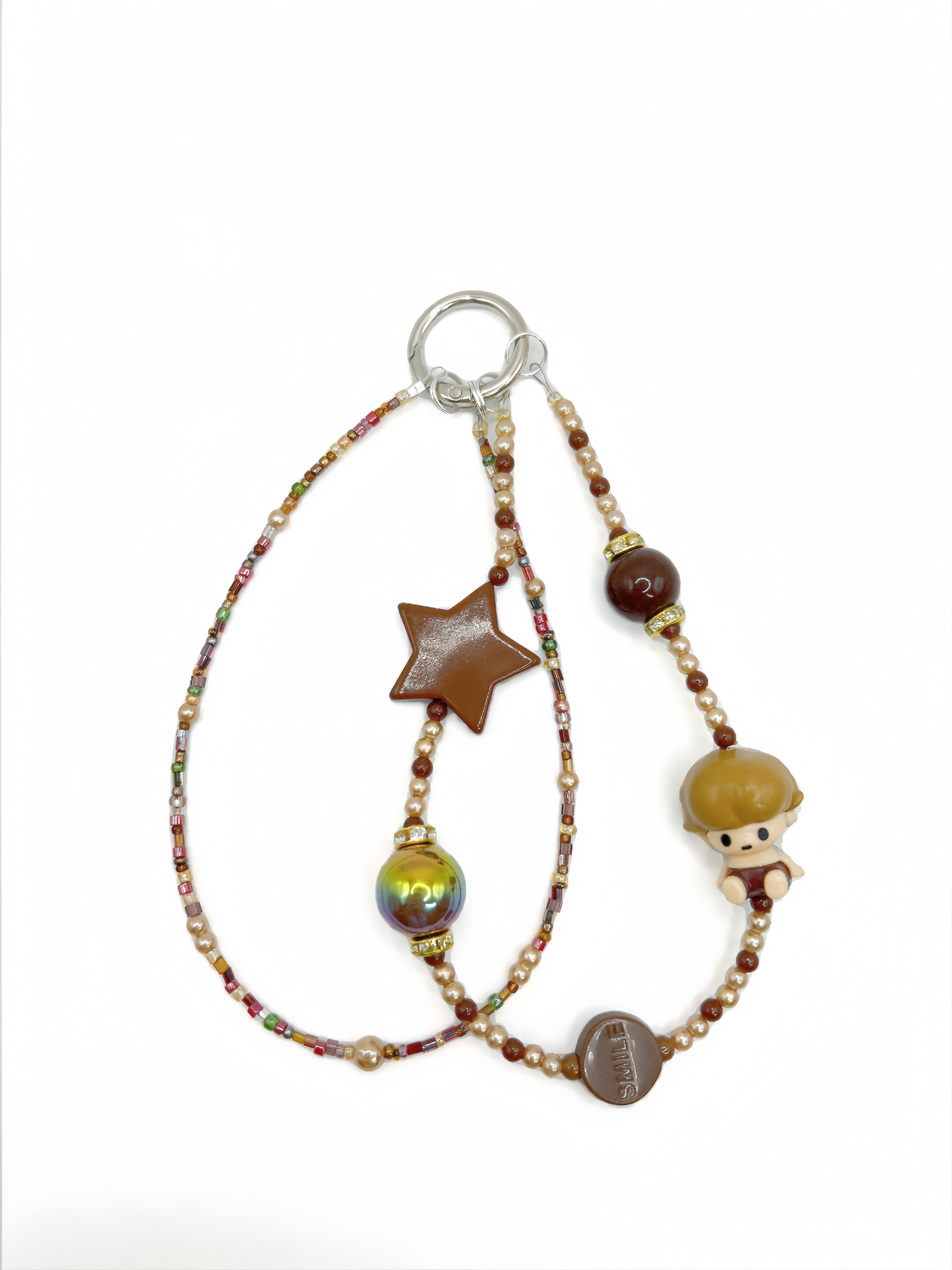 Handmade Beaded Phone Chain & Bag Chain – Cute and Elegant Design