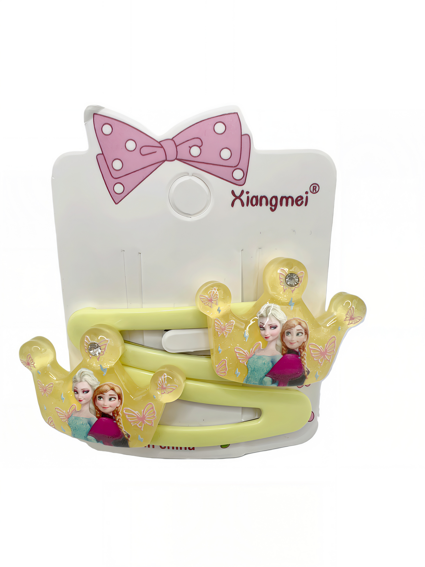 3 Sets (6pcs) Handmade Princess Crown Clip Cute and Fun for Girls
