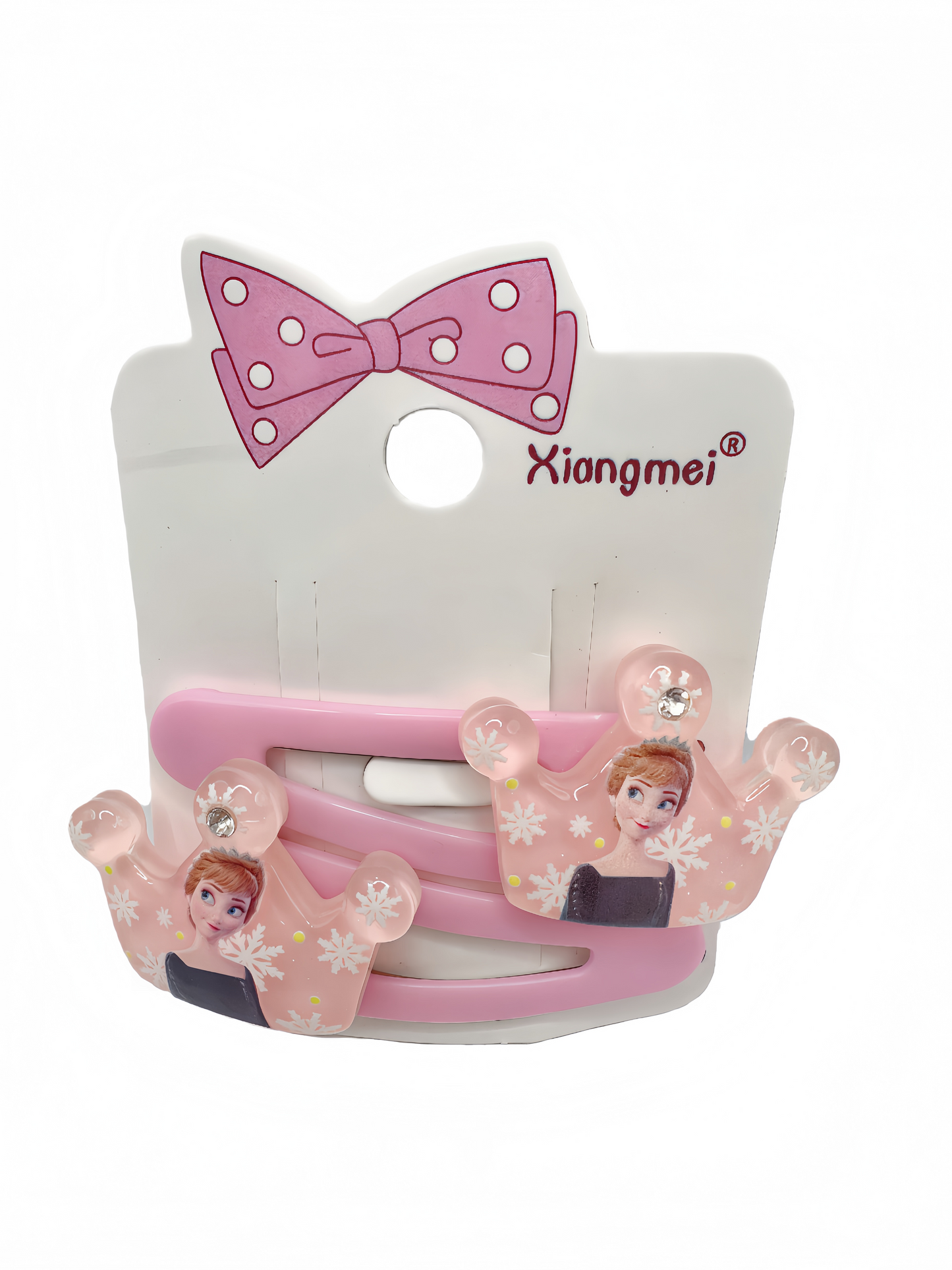 3 Sets (6pcs) Handmade Princess Crown Clip Cute and Fun for Girls